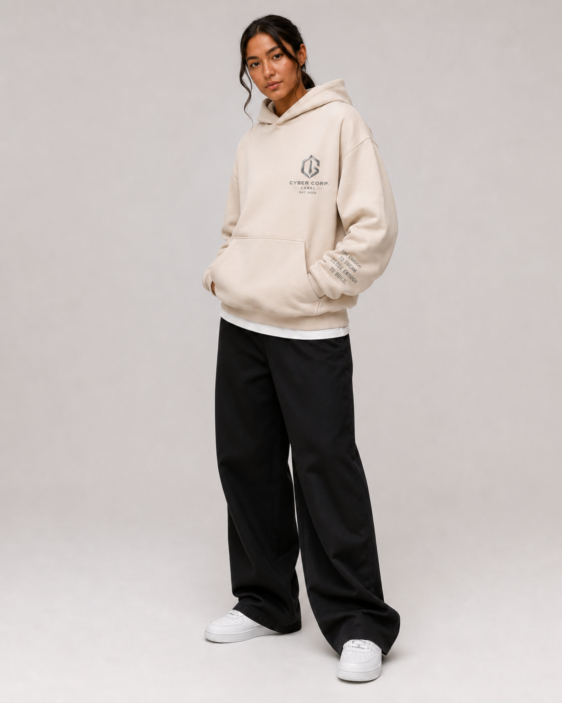 Silent Horizon Sweat Raw Natural