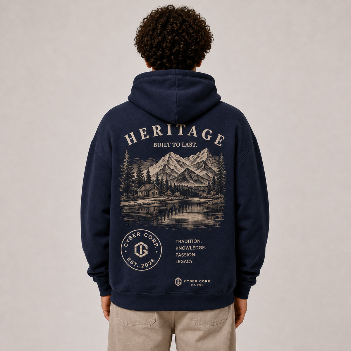 Heritage Sweat Navy