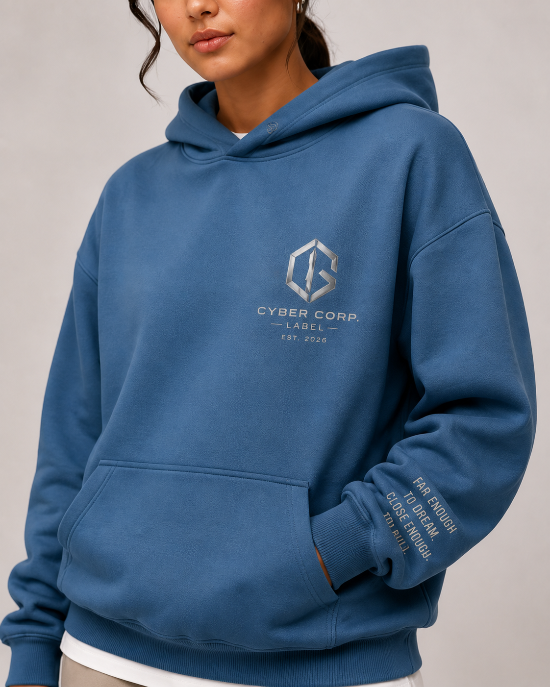 Silent Horizon Sweat Adriatic Blue