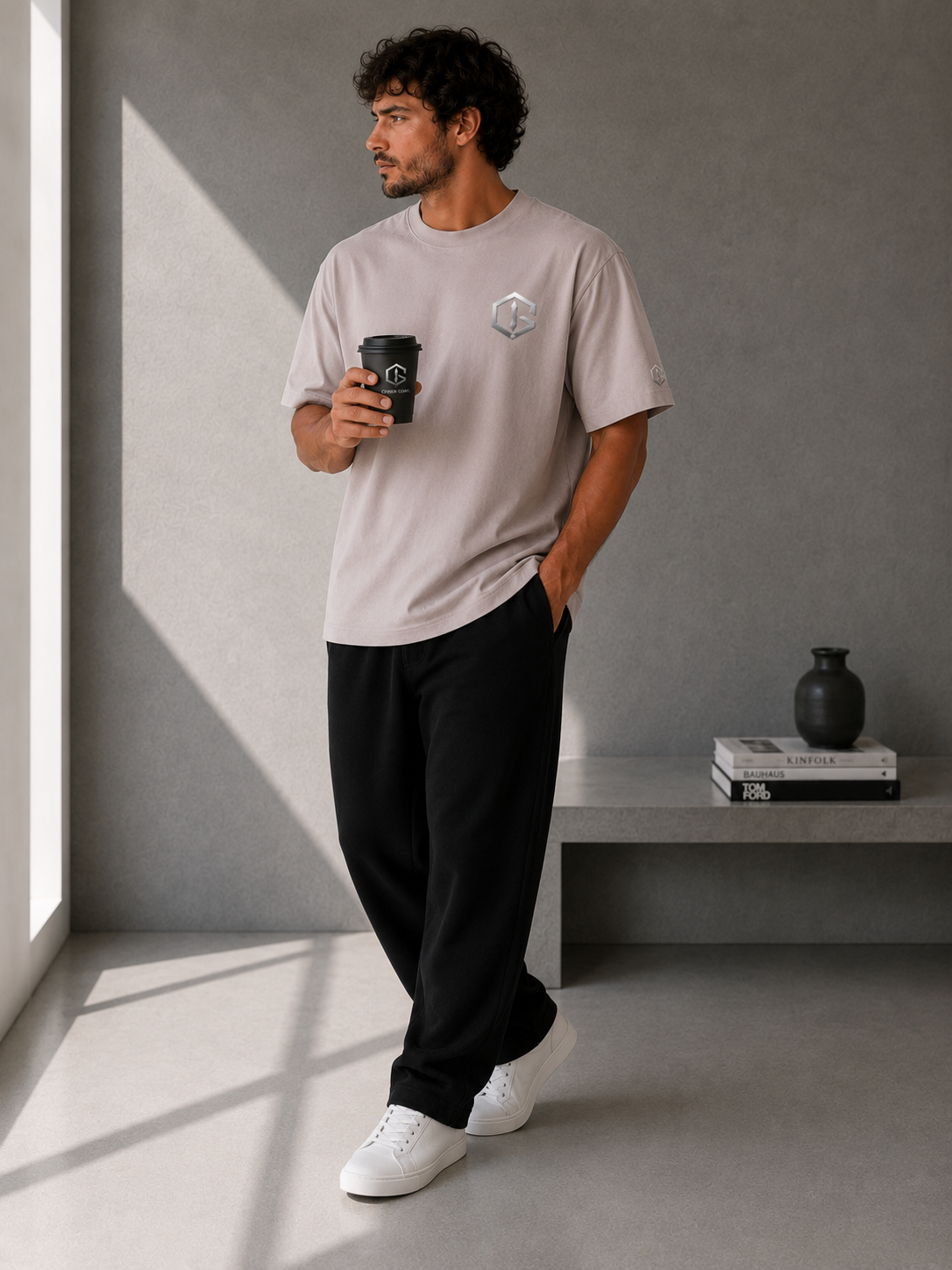 T-shirt Silent District Sable