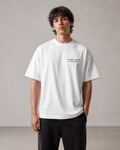 Essential Basic Tee Blanc — t-shirt oversize blanc Cyber Corp. Label