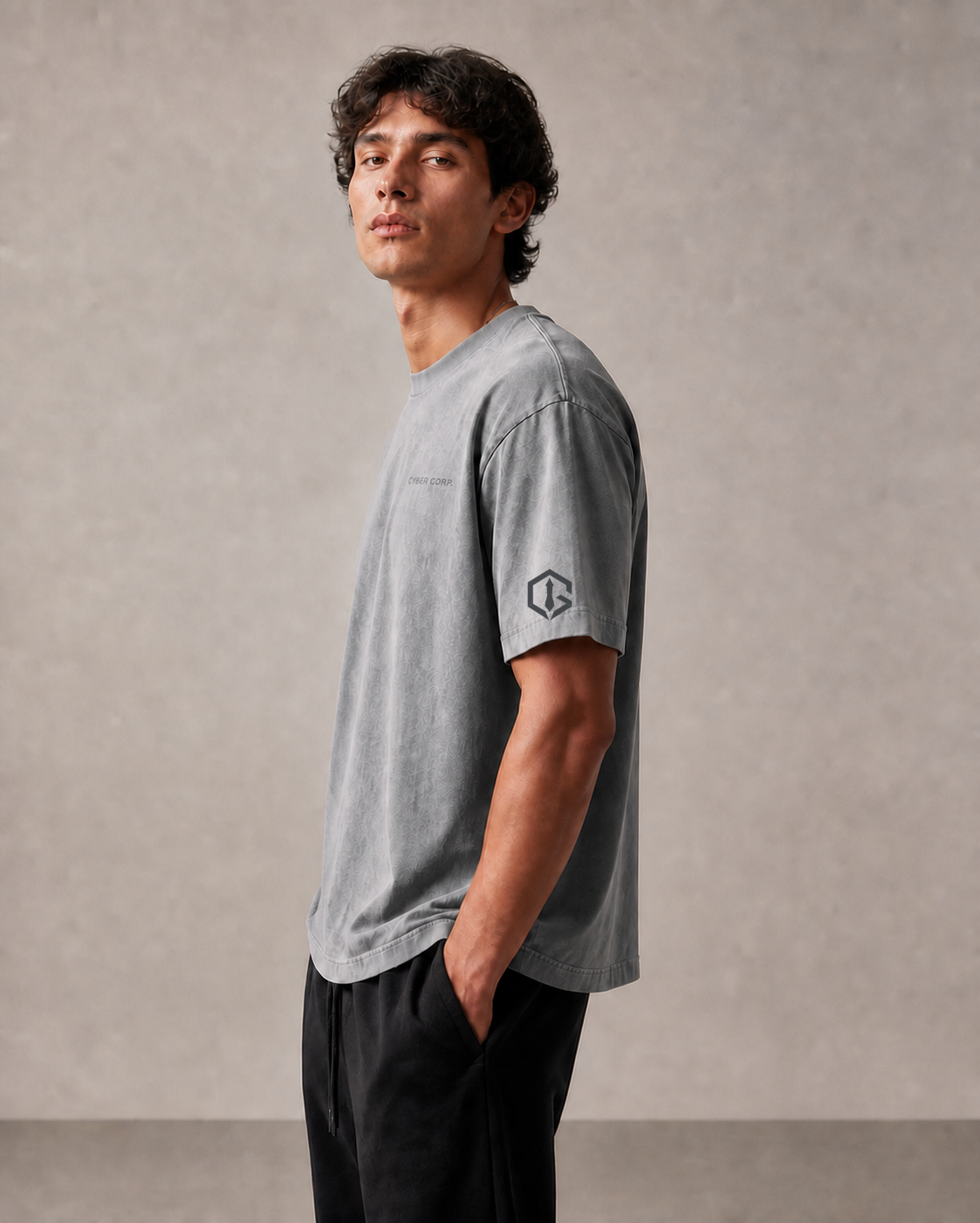Essential Basic Tee Gris