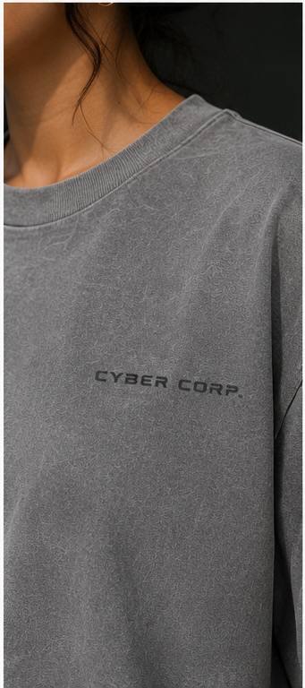 Détail du t-shirt Essential Tee Gris