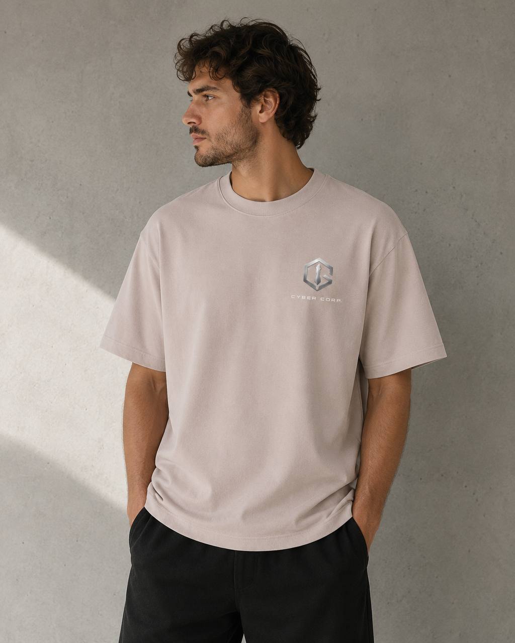 T-shirt Silent District Sable